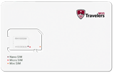 Travelers Wifi Data SIM Unlimited 4G+